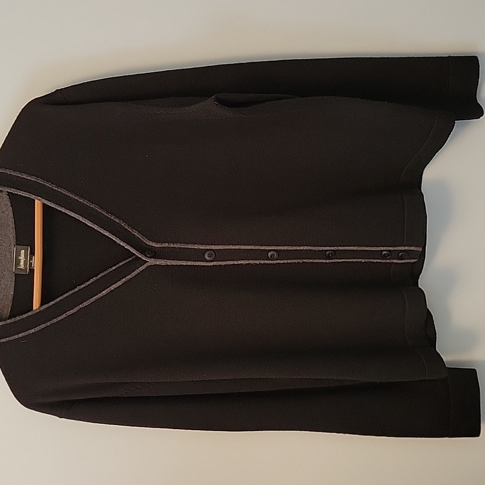 Neiman Marcus Wool Blend Cardigan